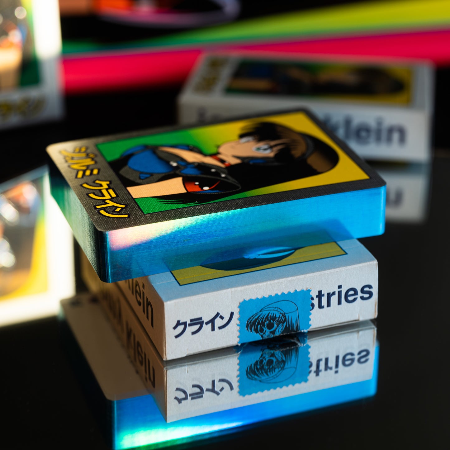 dream girl playing cards LIMITED FOIL EDITION GILDED BLUE/TEAL SHIFT