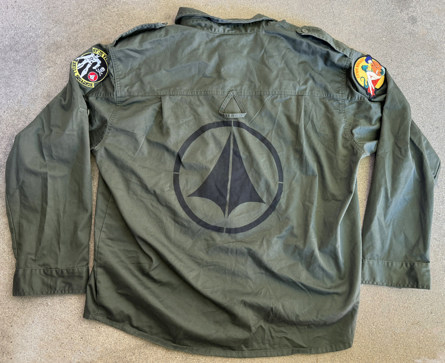 macross military jacket GREEN