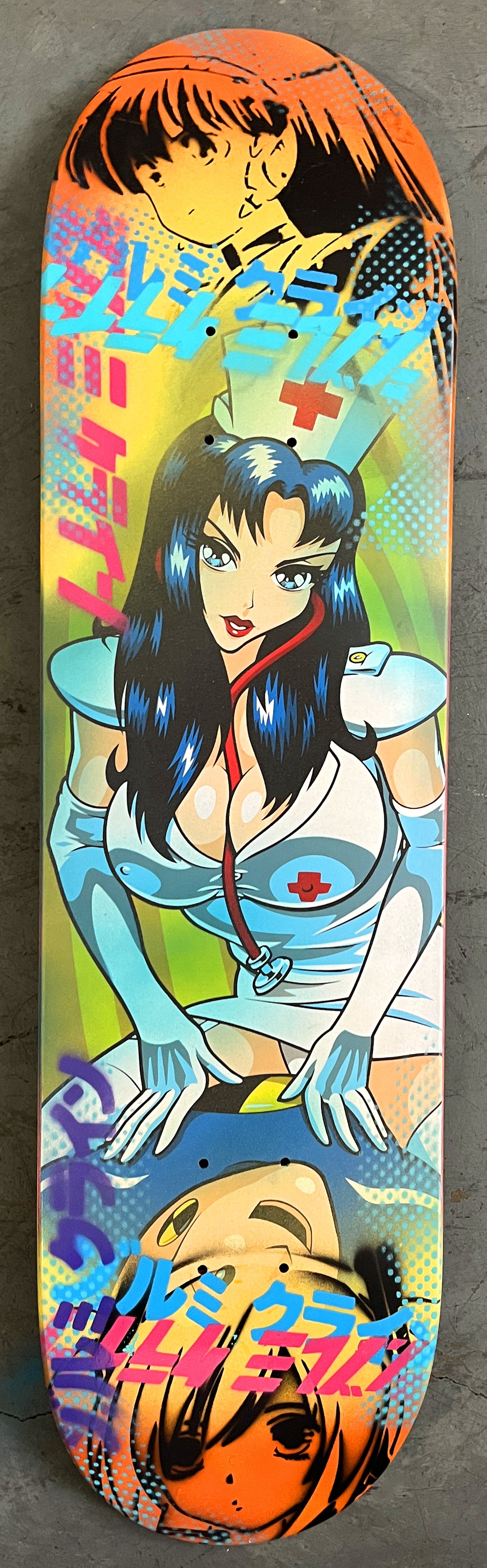 cpr nurse 8.25 X 32.25 YELLOW/ORANGE MIXED PROCESS SIGNED 1 of 1