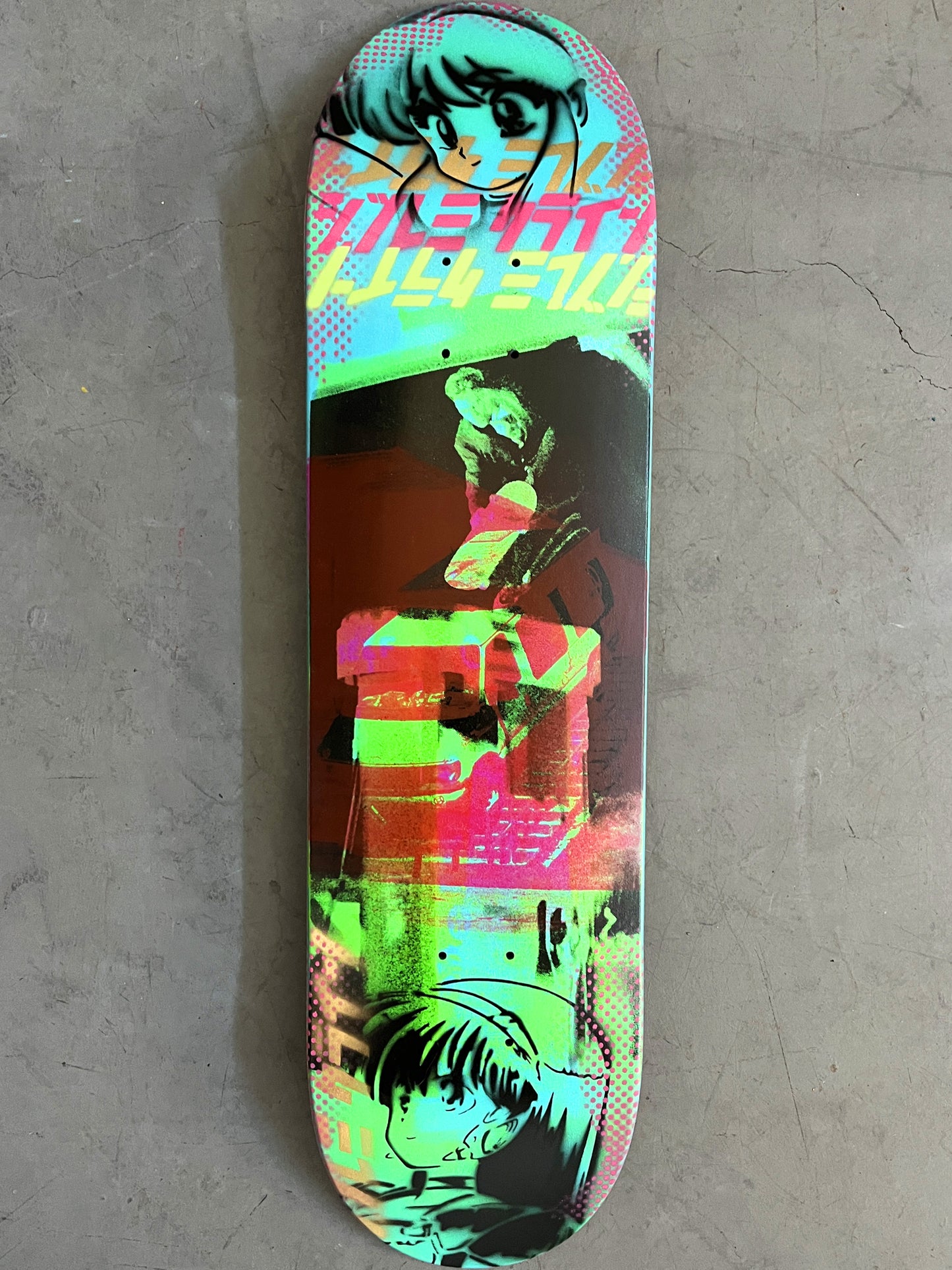 the end klein DOUBLE PRINT fast plant/van el toro 8.25 X 32.25 MIXED PROCESS SIGNED 1 of 1