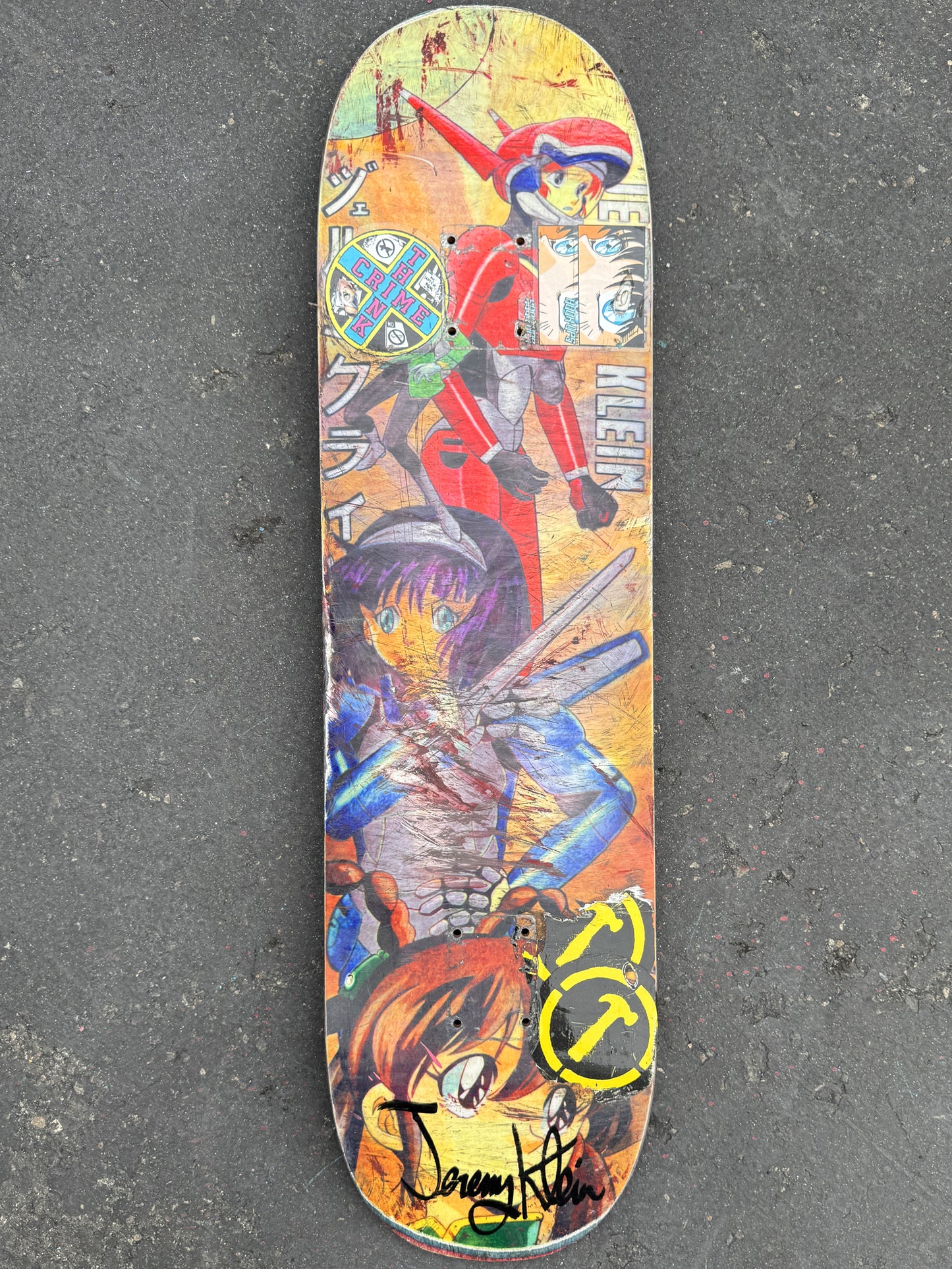 klein personal rider board #3 - 8.25 X 32.25 1 OF 1 SIGNED