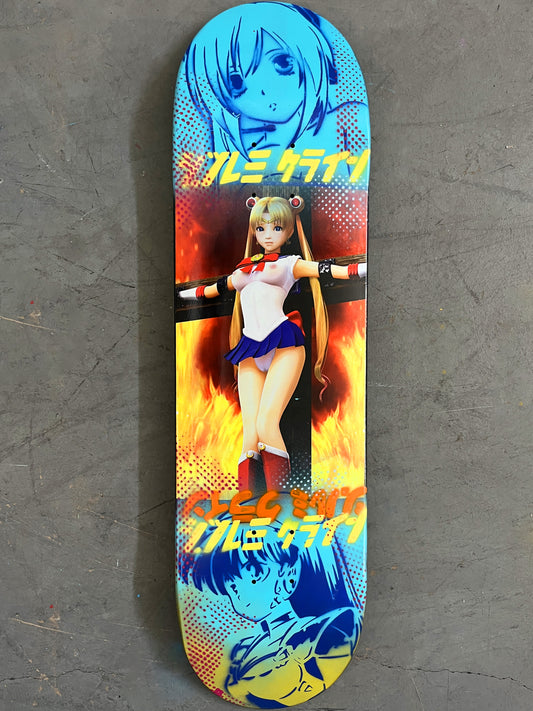 eternal moon 8.25 X 32.25 BLUE/NAVY MIXED PROCESS SIGNED 1 of 1