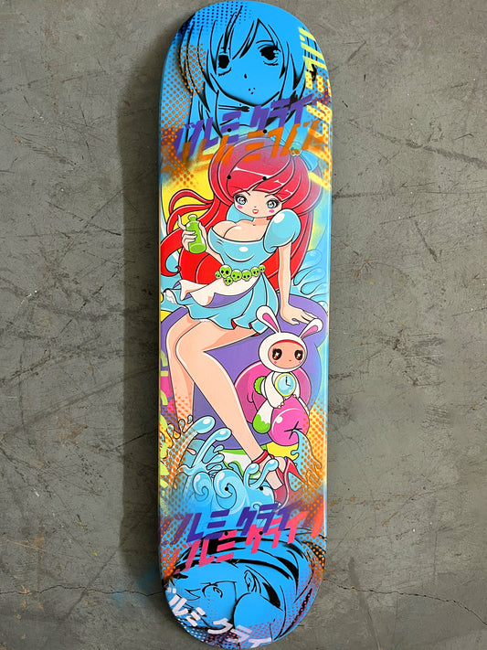 alice 7.88 X 31.75 BLUE MIXED PROCESS SIGNED 1 of 1