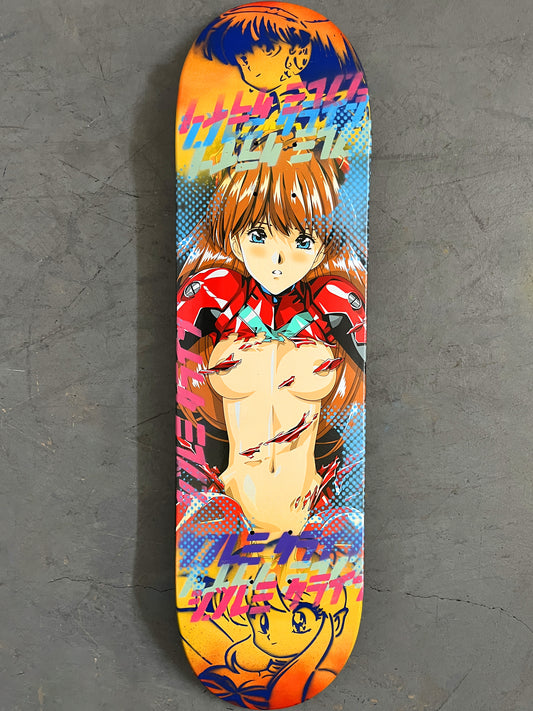 asuka 8.25 X 32.25 SUNSET/BLACK MIXED PROCESS SIGNED 1 of 1