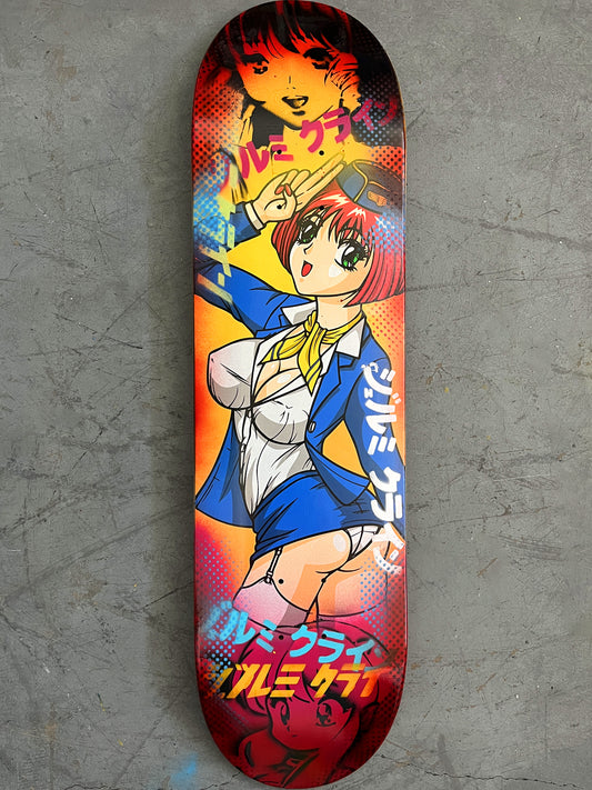 airlines 8.25 X 32.25 YELLOW/RED ANODIZED MIXED PROCESS SIGNED 1 of 1