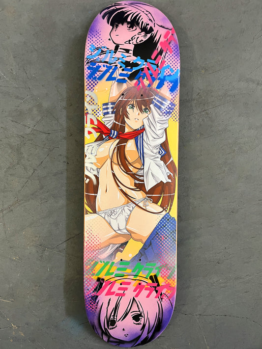 battle school girl II 8.25 X 32.25 PINK MIXED PROCESS SIGNED 1 of 1