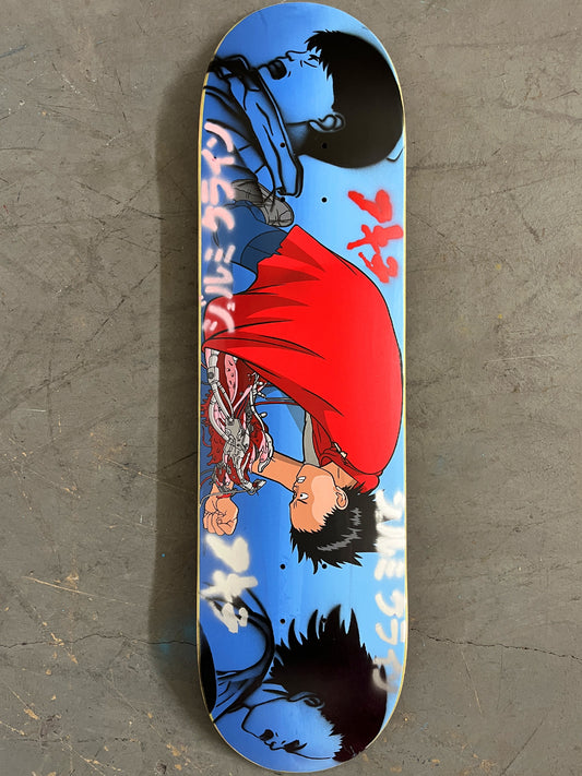 tetsuo BLUE/BLACK 8.5 X 32.25 MIXED PROCESS 1 OF 1 SIGNED