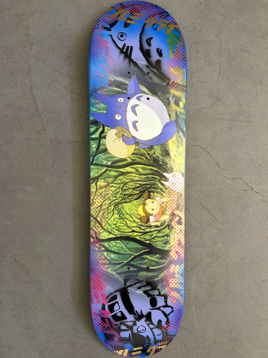 totoro special edition vol. 2 LYLAC COLLAGE- 8.25 X 32.25 MIXED PROCESS SIGNED 1 of 1