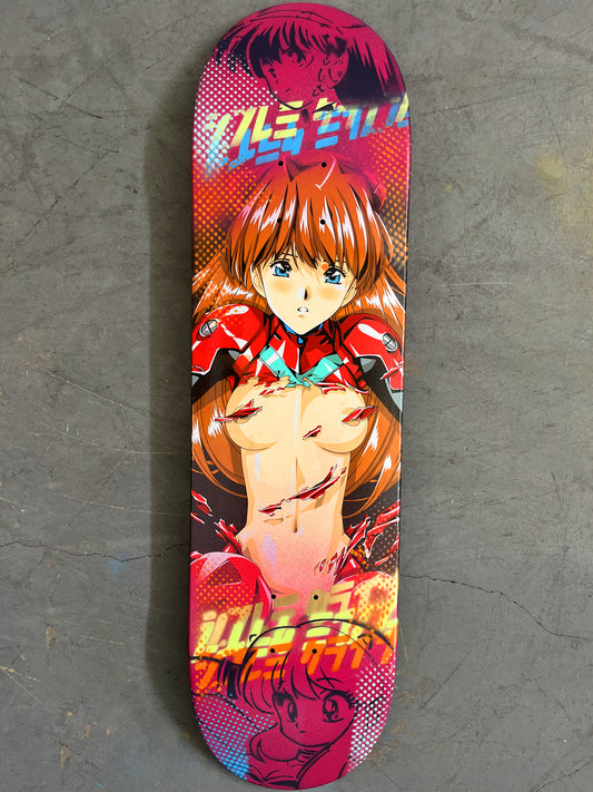 asuka 8.25 X 32.25 MAGENTA/BLACK MIXED PROCESS SIGNED 1 of 1