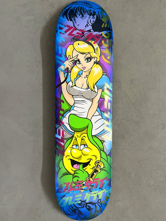 alice II 8 X 31.75 LILAC/PURPLE ANODIZED MIXED PROCESS SIGNED 1 of 1