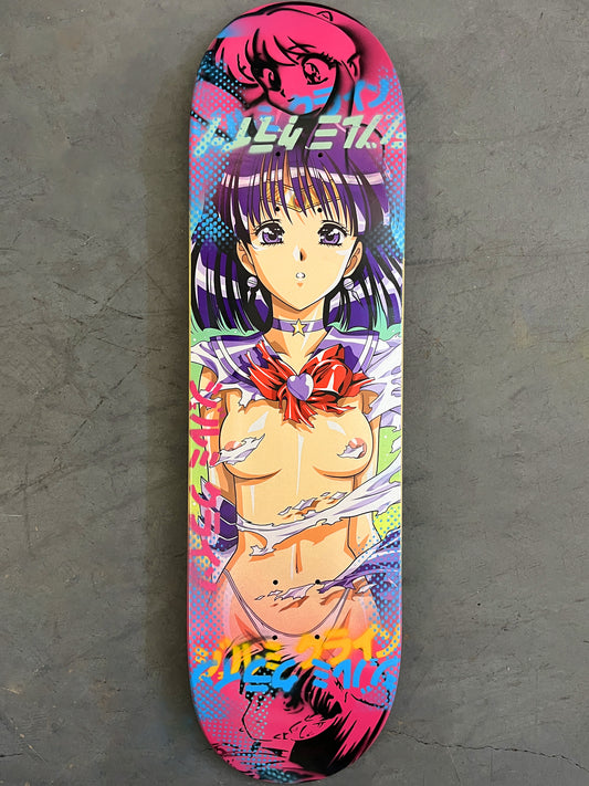 sailor saturn 8.25 X 32.25 PINK MIXED PROCESS SIGNED 1 of 1