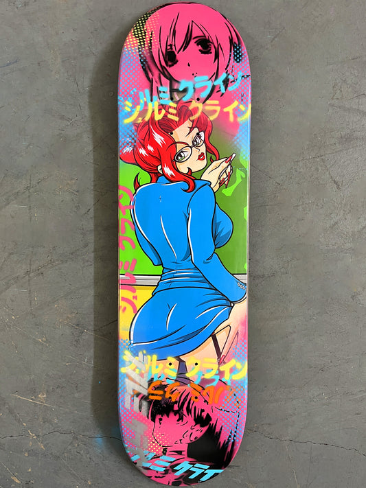 school sucks 8.25 X 32.25 PINK MIXED PROCESS SIGNED 1 of 1