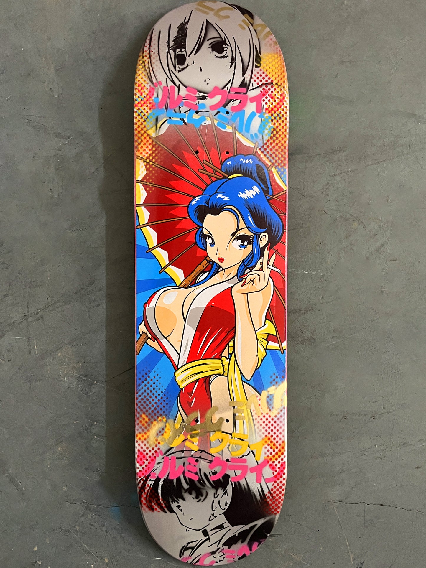 geisha 8.25 X 32.25 SILVER MIXED PROCESS SIGNED 1 of 1