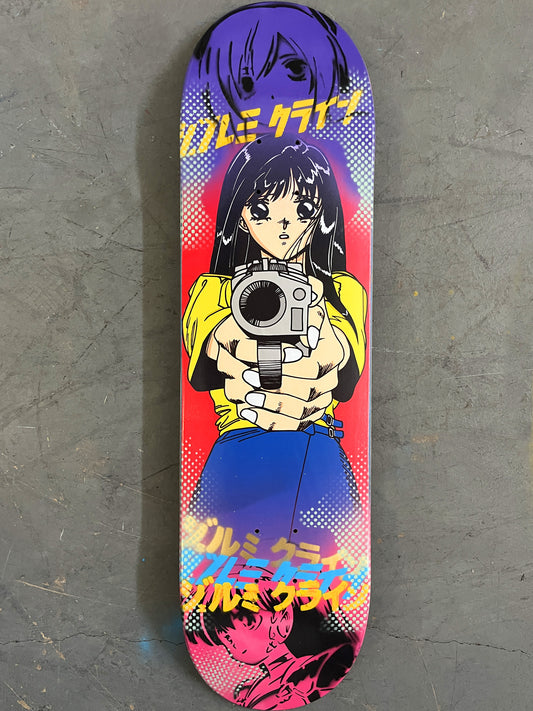 barrel of a gun PURPLE/PINK 8.0 X 31.75 MIXED PROCESS 1 OF 1 SIGNED