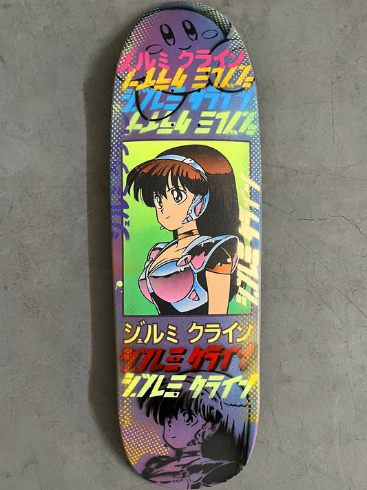 dream girl collage 9.5 X 32.25 COTTON CANDY GLITTER MIXED PROCESS SIGNED 1 of 1