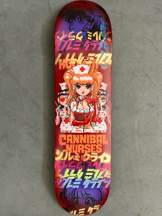 cannibal nurses 8 X 31.75 PINK/PURPLE ANODIZED MIXED PROCESS SIGNED 1 of 1