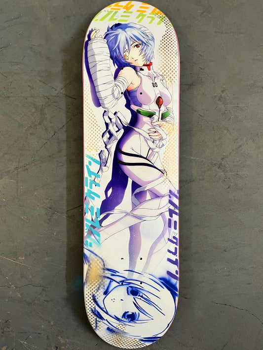 rei 3 8.25 X 32.25 WHITE/PINK MIXED PROCESS SIGNED 1 of 1