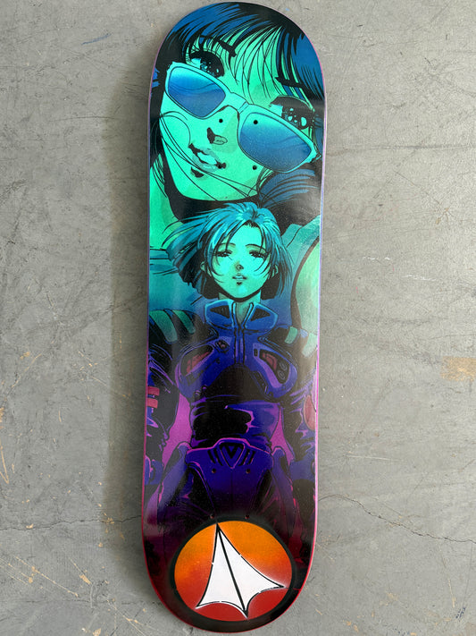 SIGNED macross 8.5 X 32.25 STARDUST AQUA/PURPLE GRADIENT- 1 of 1