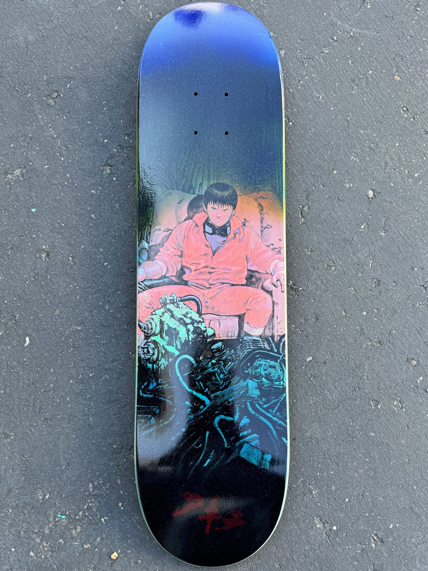 kaneda 8.0 X 31.75 TEAL/BLUE SIGNED 1 OF 1