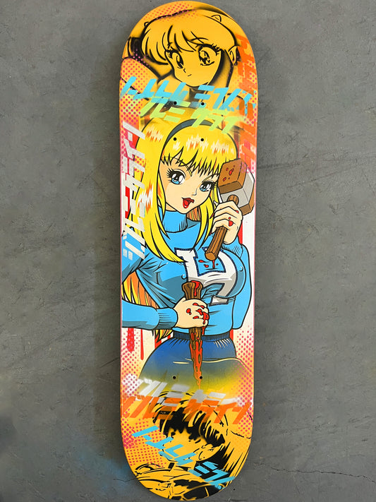 brittney 8.25 X 32.25 YELLOW MIXED PROCESS SIGNED 1 of 1