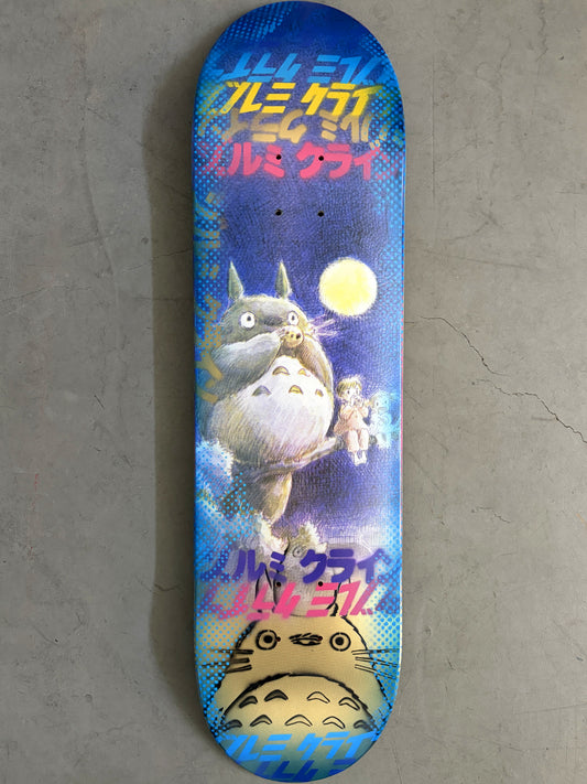 totoro special edition vol. 2 BLUE COLLAGE - 8.25 X 32.25 MIXED PROCESS SIGNED 1 of 1