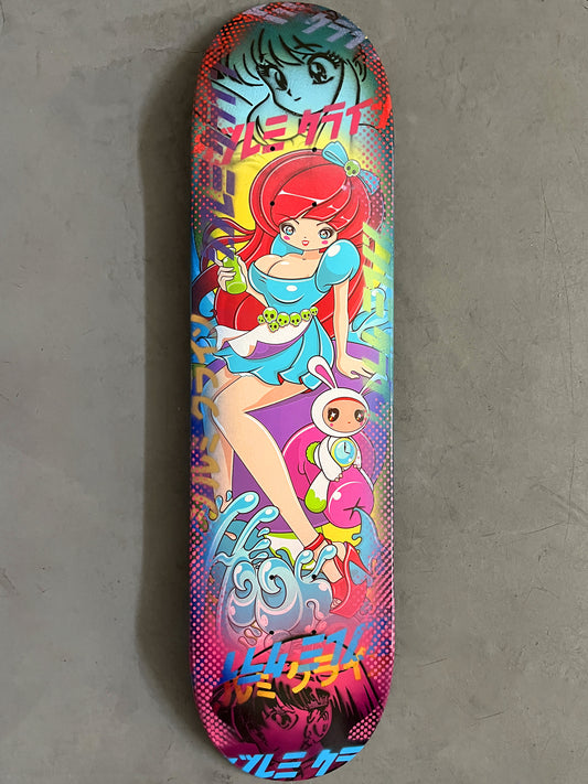 alice 7.88 X 31.75 BLUE/PINK/RED ANODIZED MIXED PROCESS SIGNED 1 of 1