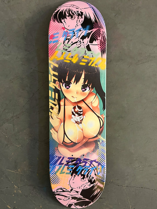 soft serve girl 8.5 X 32.25 PINK MIXED PROCESS 1 OF 1 SIGNED