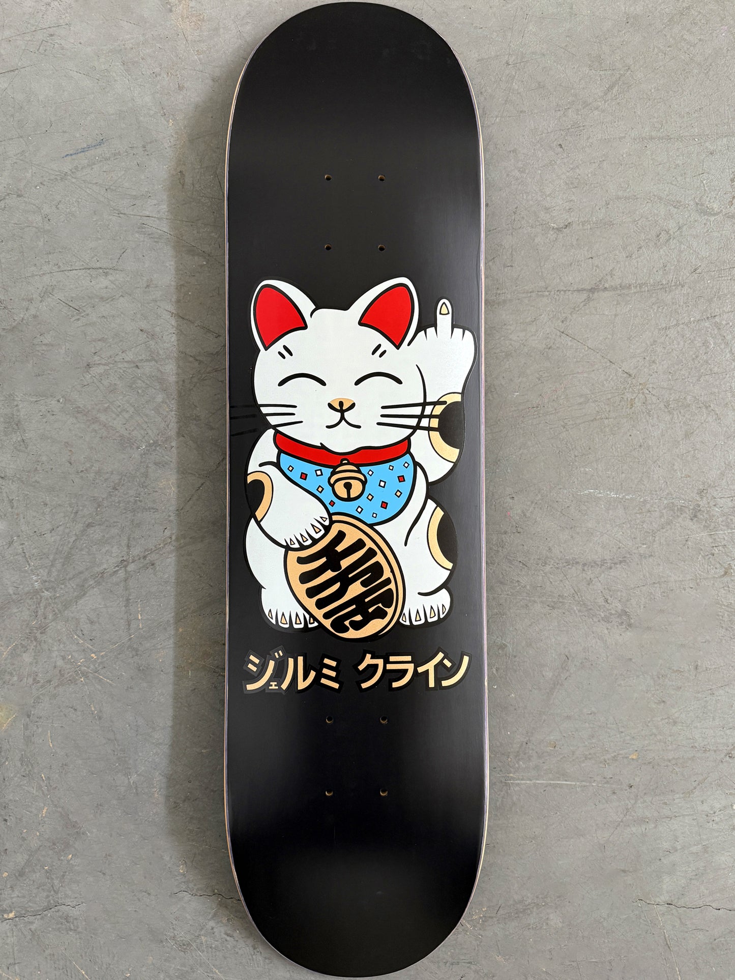 unlucky cat MATTE BLACK 8.0 X 31.75