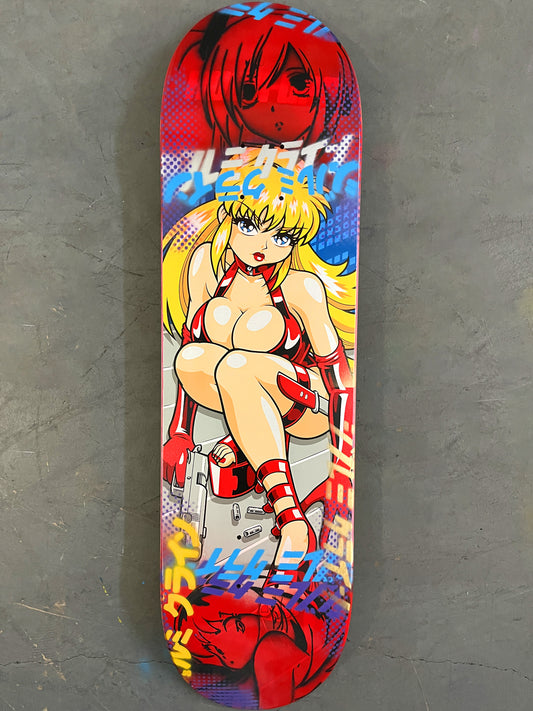 city hunter 8.25 X 32.25 RED MIXED PROCESS SIGNED 1 of 1