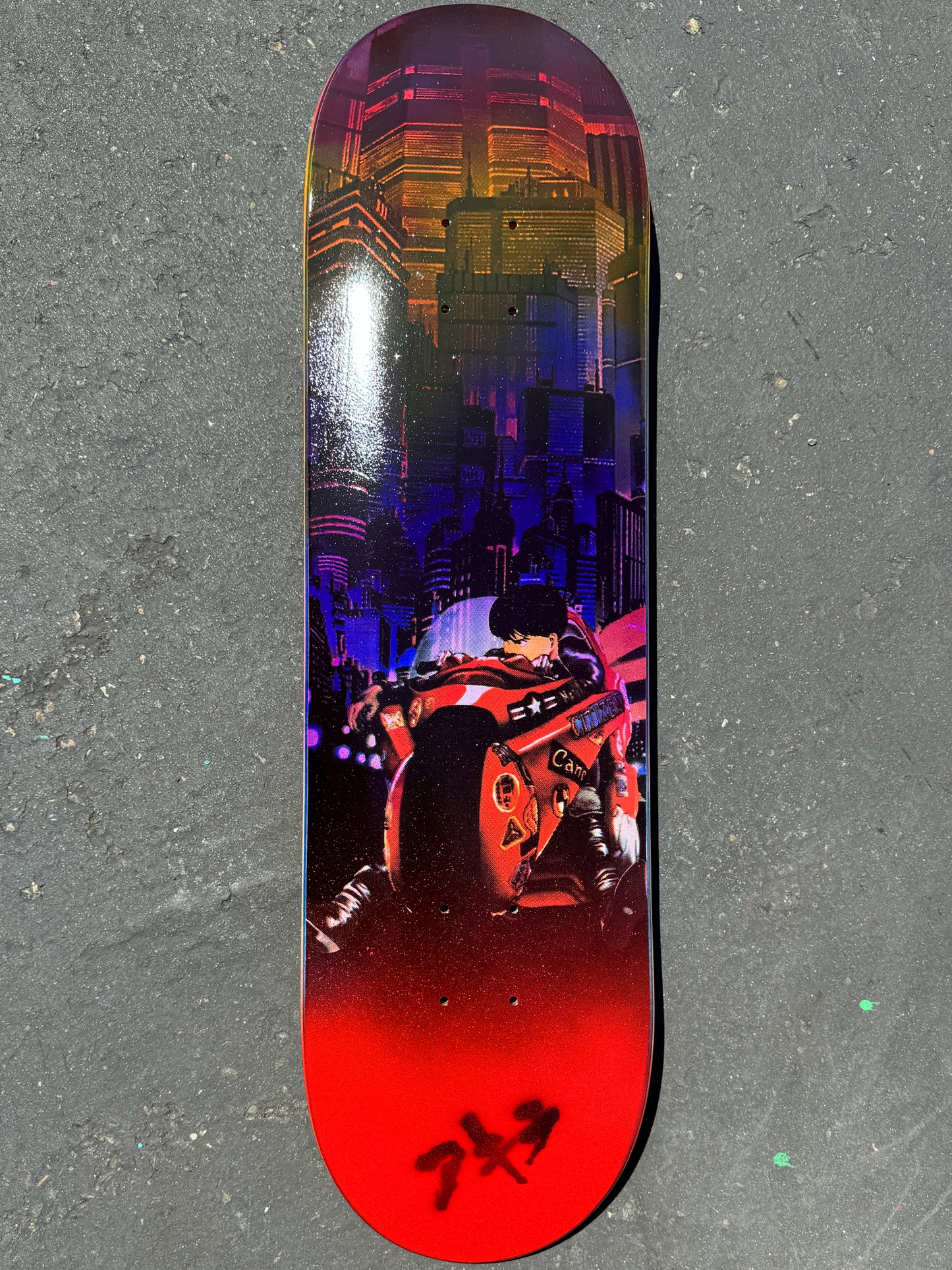 neo tokyo RED MIST 8.5 X 32.25 1 OF 1 SIGNED