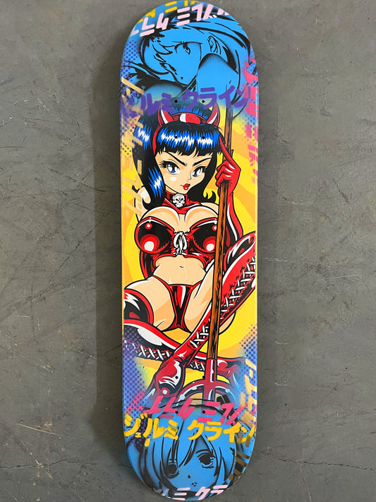 devil queen 8.25 X 32.25 BLUE MIXED PROCESS SIGNED 1 of 1