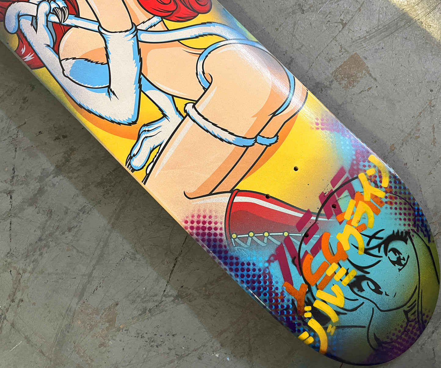 akiko III 7.88 X 31.75 BLUE/PURPLE MIXED PROCESS SIGNED 1 of 1