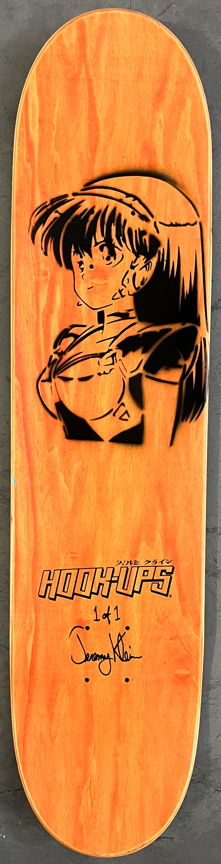 akiko III 7.88 X 31.75 BLUE/PURPLE MIXED PROCESS SIGNED 1 of 1