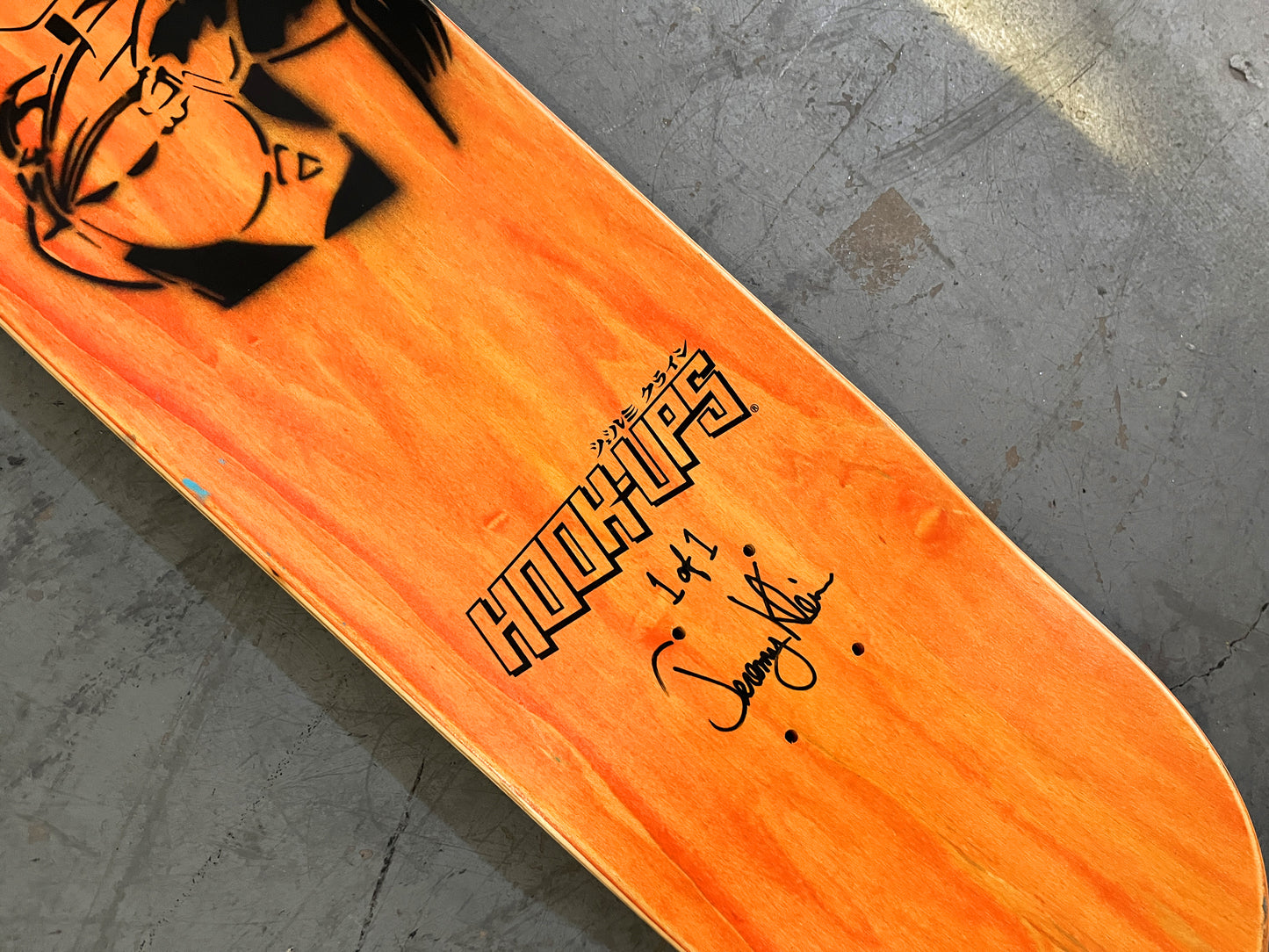 akiko III 7.88 X 31.75 BLUE/PURPLE MIXED PROCESS SIGNED 1 of 1