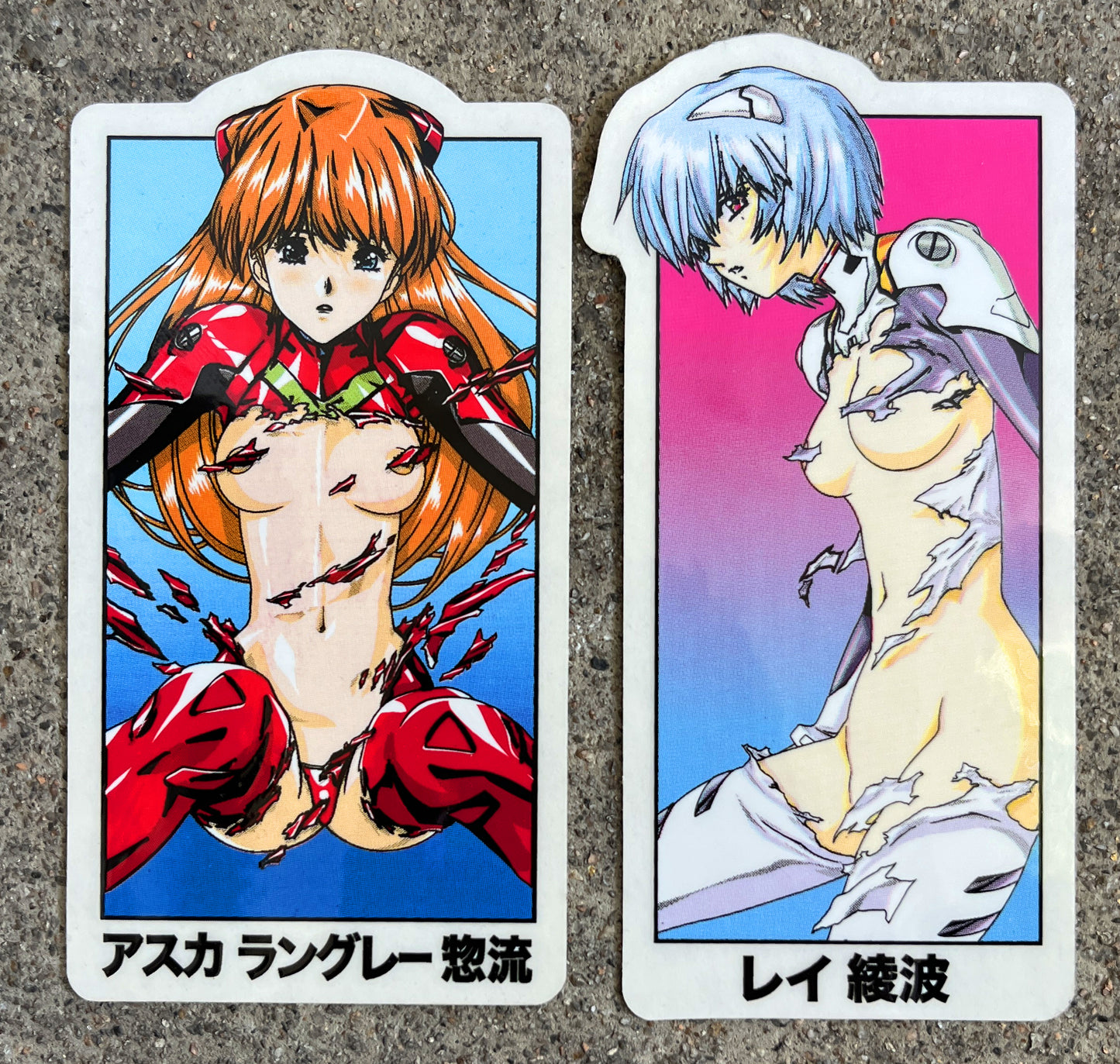 rei & asuka sticker set