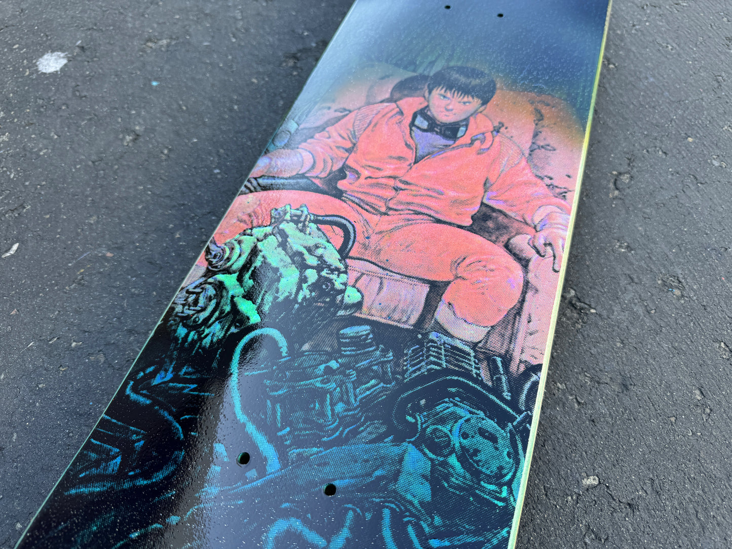 kaneda 8.0 X 31.75 TEAL/BLUE SIGNED 1 OF 1