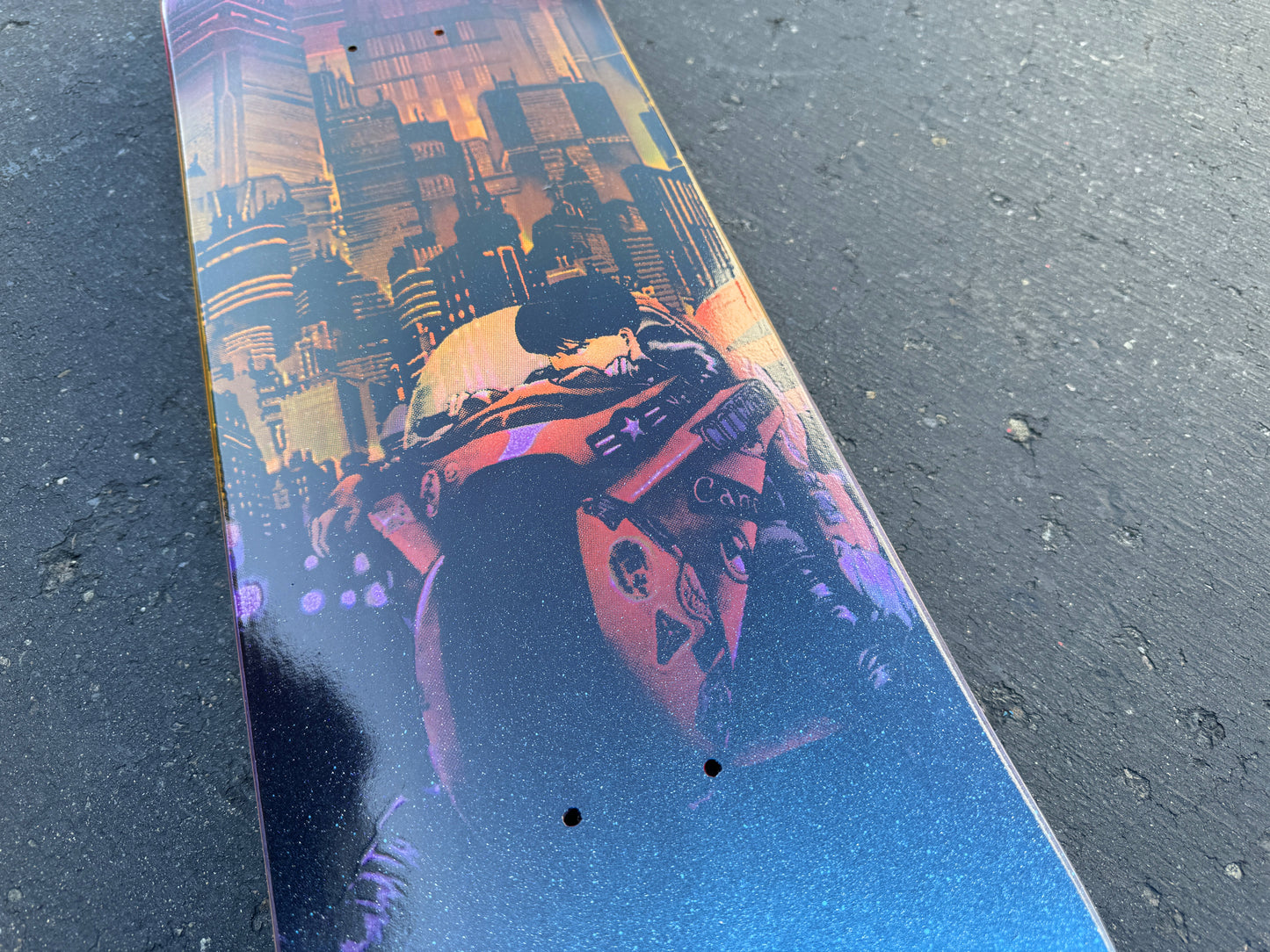 neo tokyo SUNSET 8.5 X 32.25 1 OF 1 SIGNED