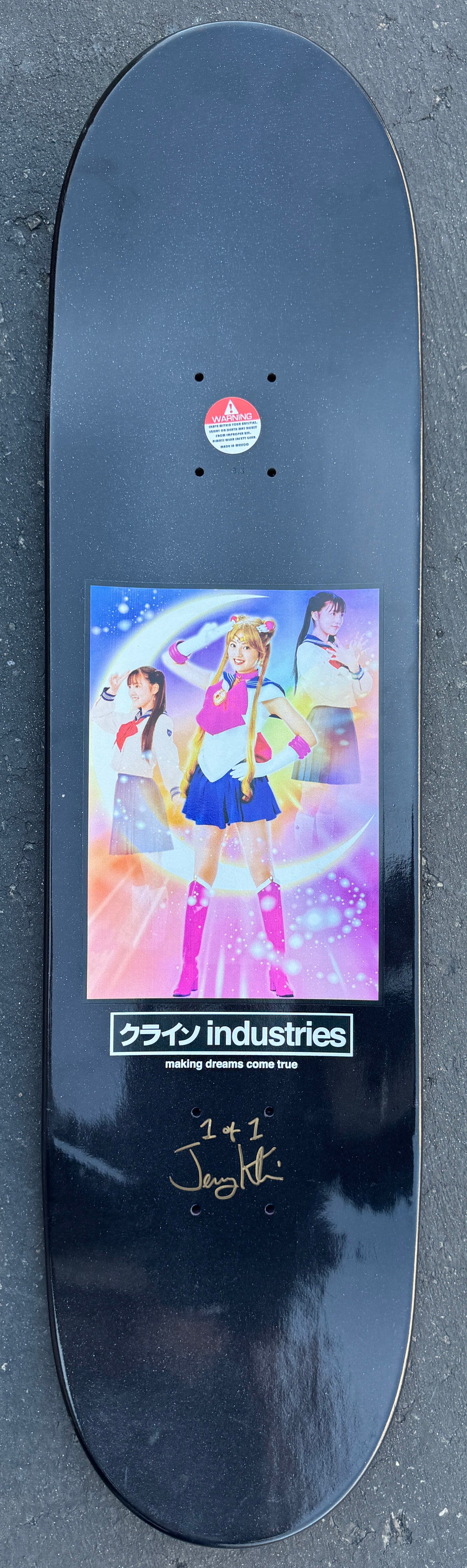 eternal moon GLITTER PINK 8.5 X 32 SIGNED 1 OF 1