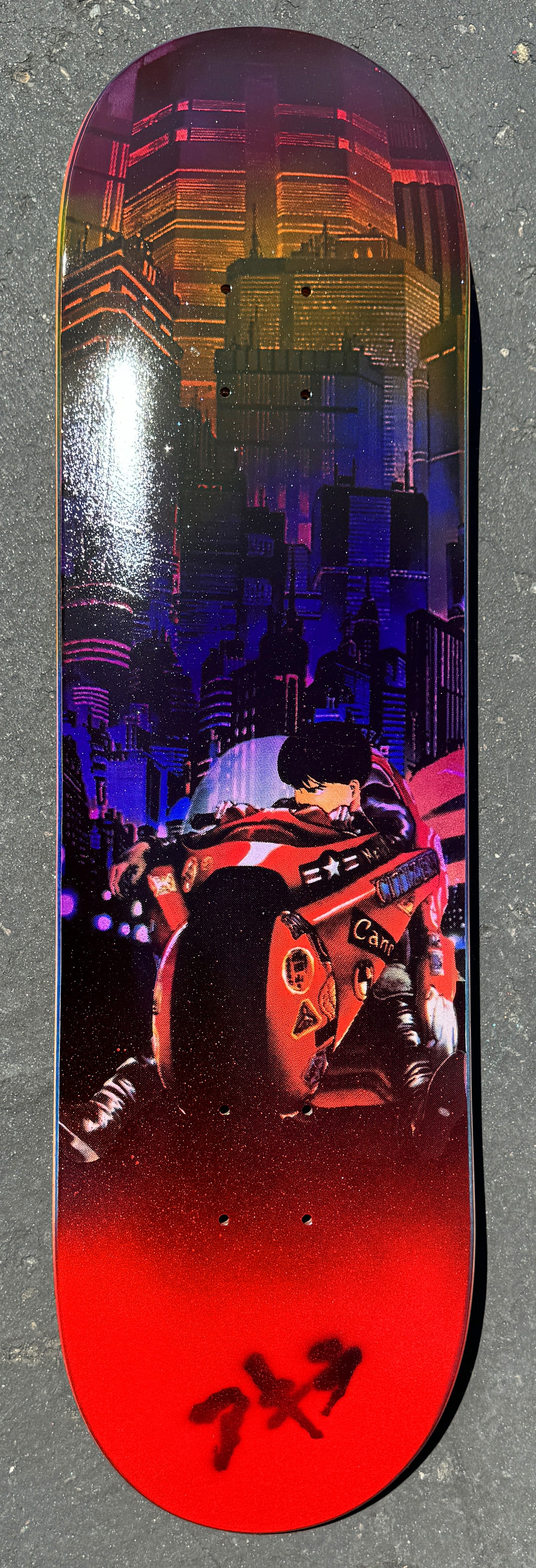 neo tokyo RED MIST 8.5 X 32.25 1 OF 1 SIGNED