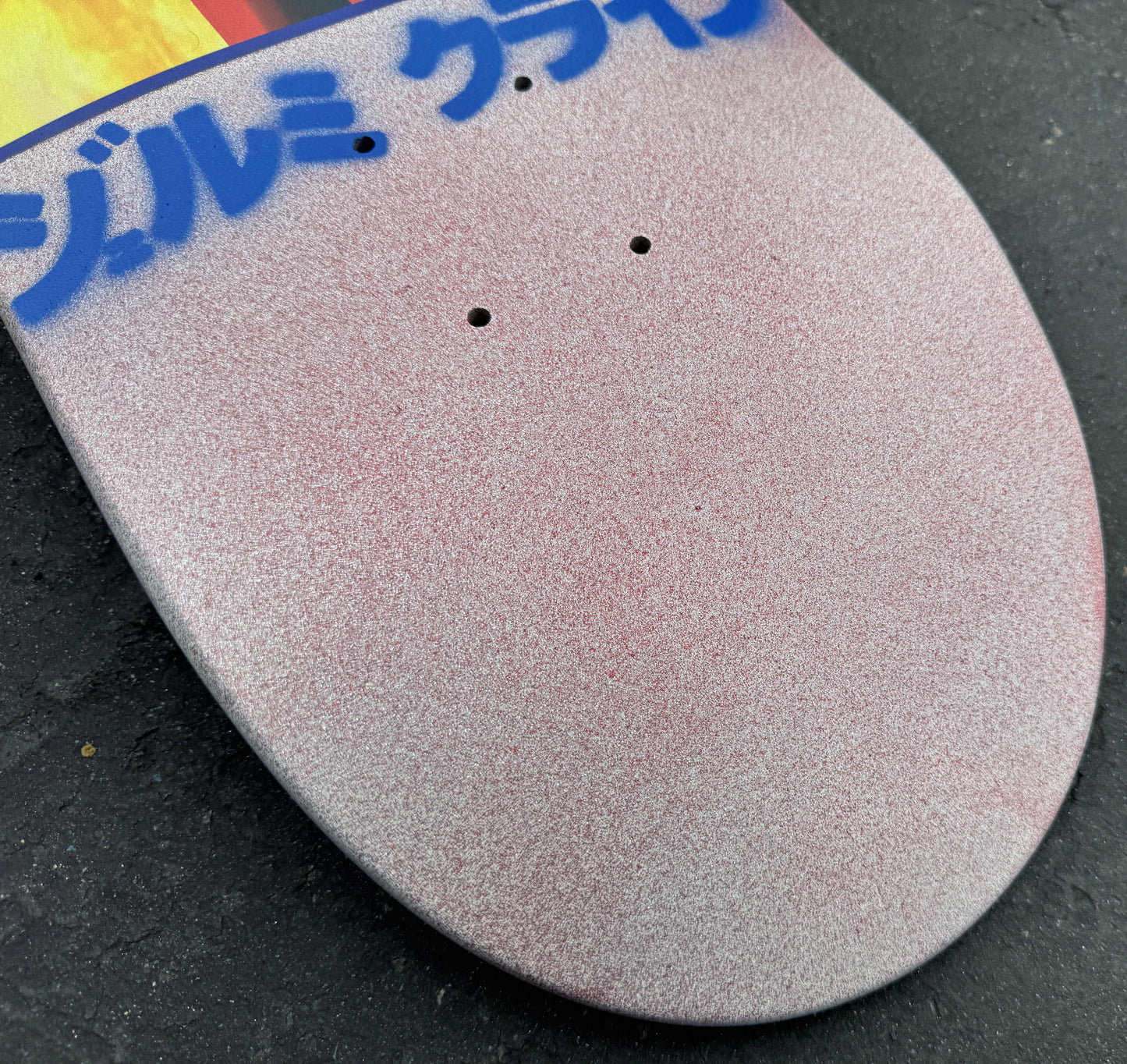 eternal moon RED/WHITE GLITTER 8.5 X 32 SIGNED 1 OF 1