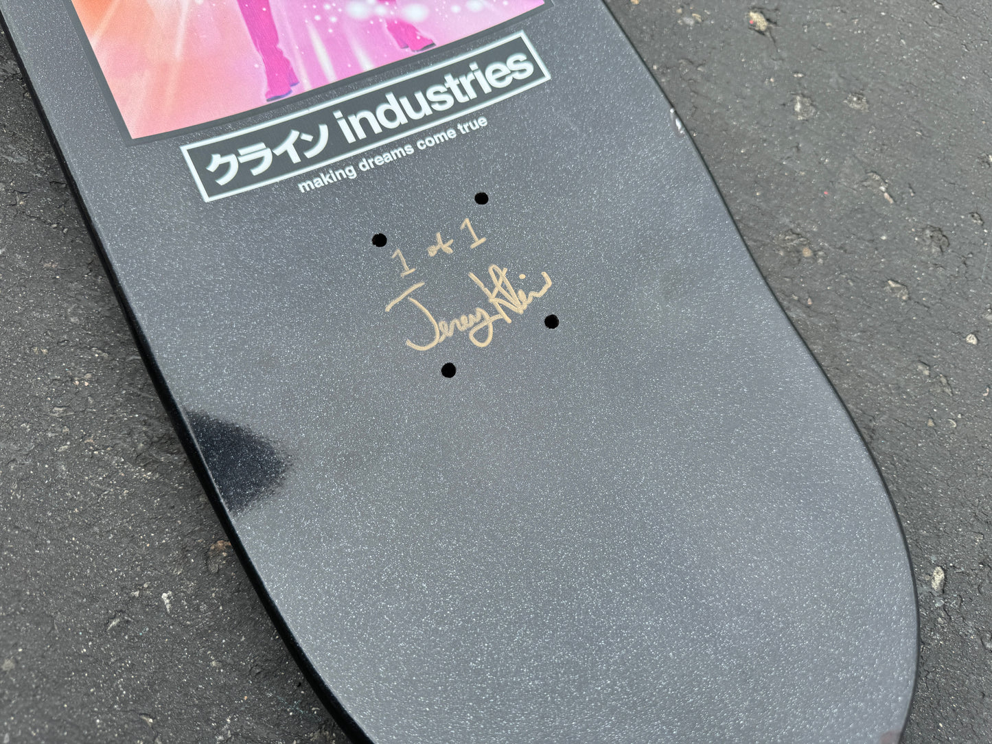 eternal moon RED ANODIZED 8.5 X 32 SIGNED 1 OF 1