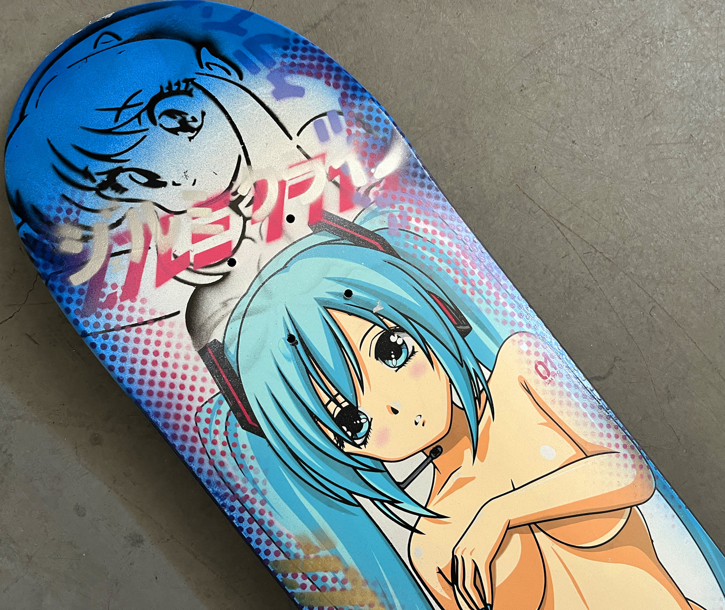 hatsune 1st edition BLUE/PURPLE ANODIZED 9.5 X 31.75 1 OF 1