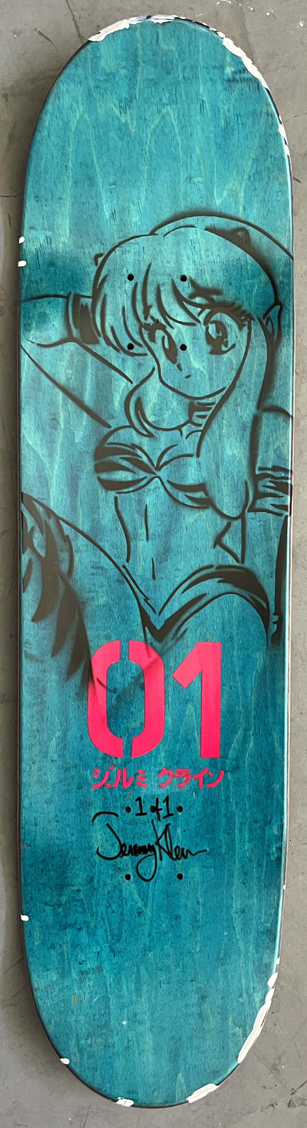 hatsune 1st edition BLUE/PURPLE ANODIZED 9.5 X 31.75 1 OF 1