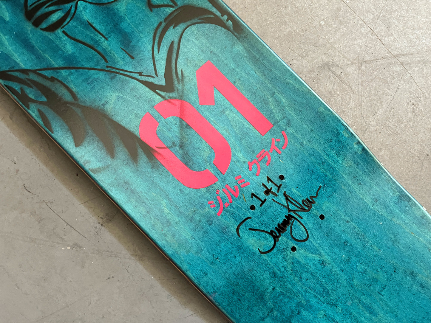 hatsune 1st edition BLUE/PURPLE ANODIZED 9.5 X 31.75 1 OF 1