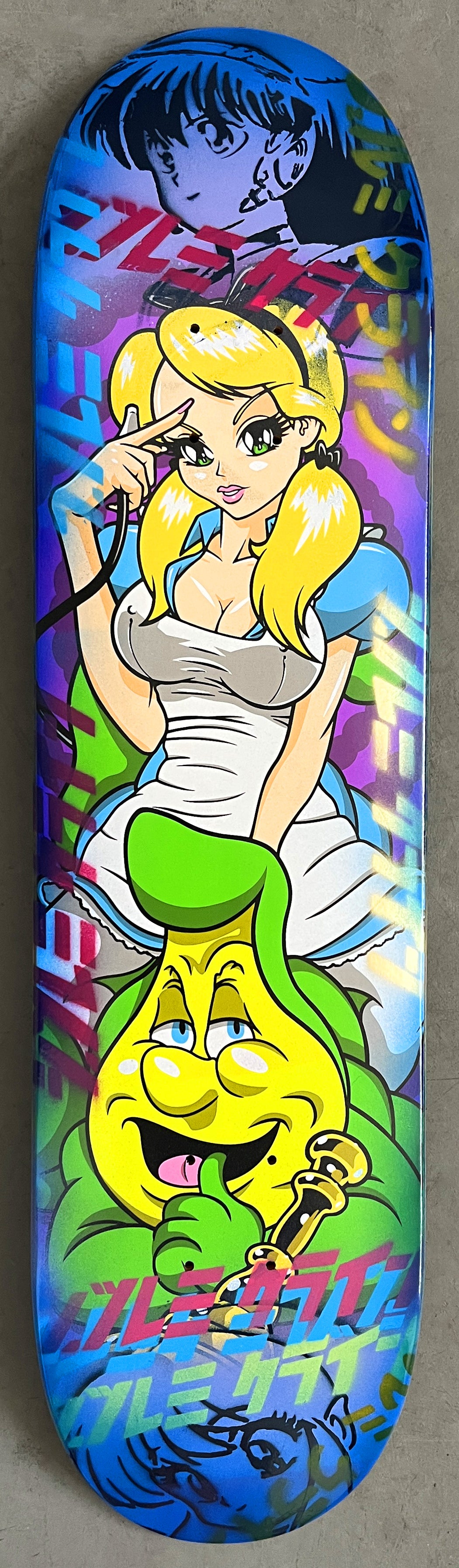 alice II 8 X 31.75 LILAC/PURPLE ANODIZED MIXED PROCESS SIGNED 1 of 1