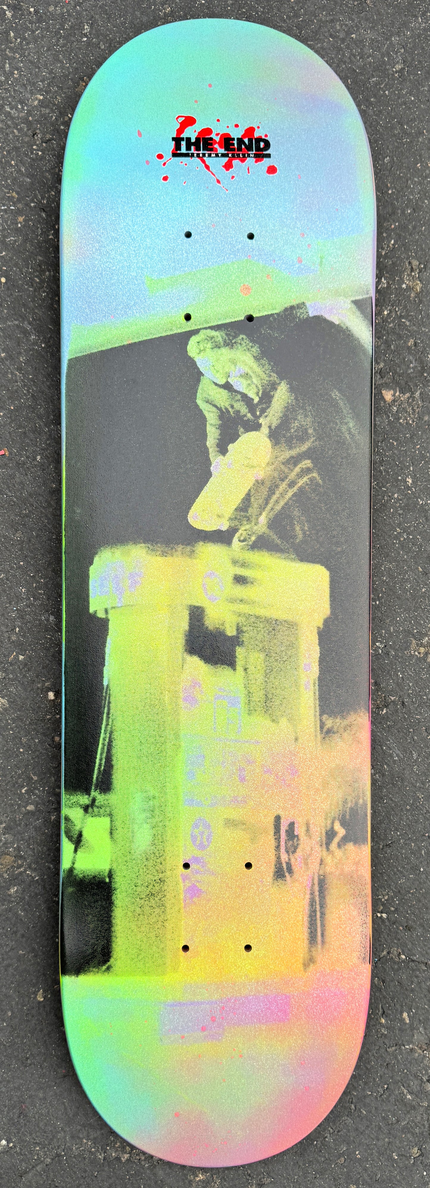 klein fast plant MISPRINT MIXED PROCESS 8.25 X 32.25 1 OF 1 SIGNED