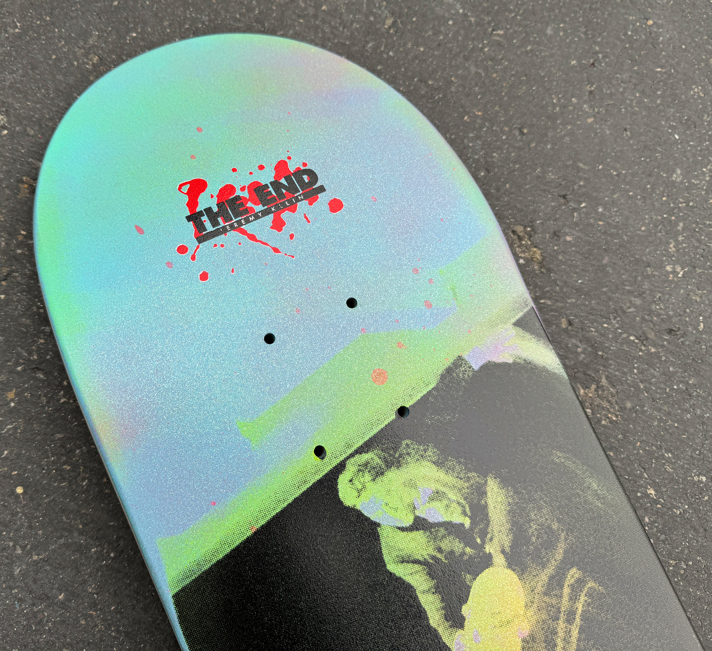 klein fast plant MISPRINT MIXED PROCESS 8.25 X 32.25 1 OF 1 SIGNED