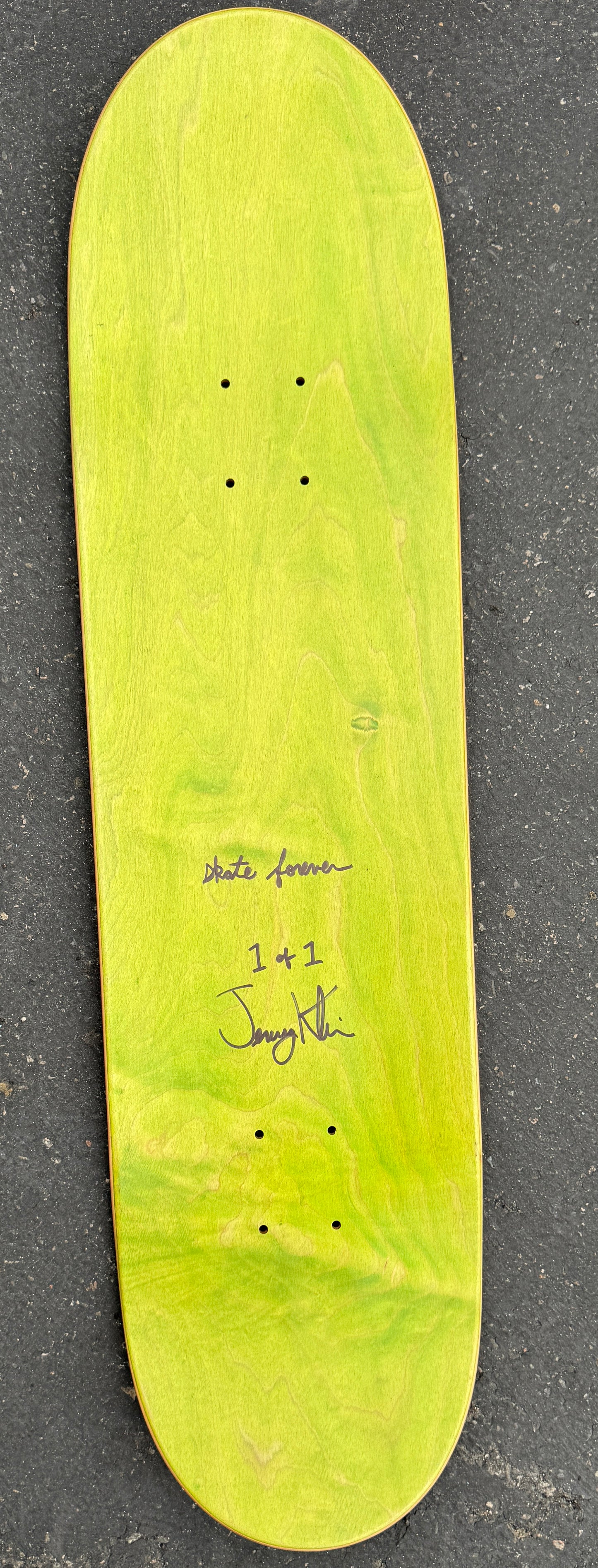 klein fast plant MISPRINT EL TORO MIXED PROCESS 8.25 X 32.25 1 OF 1 SIGNED