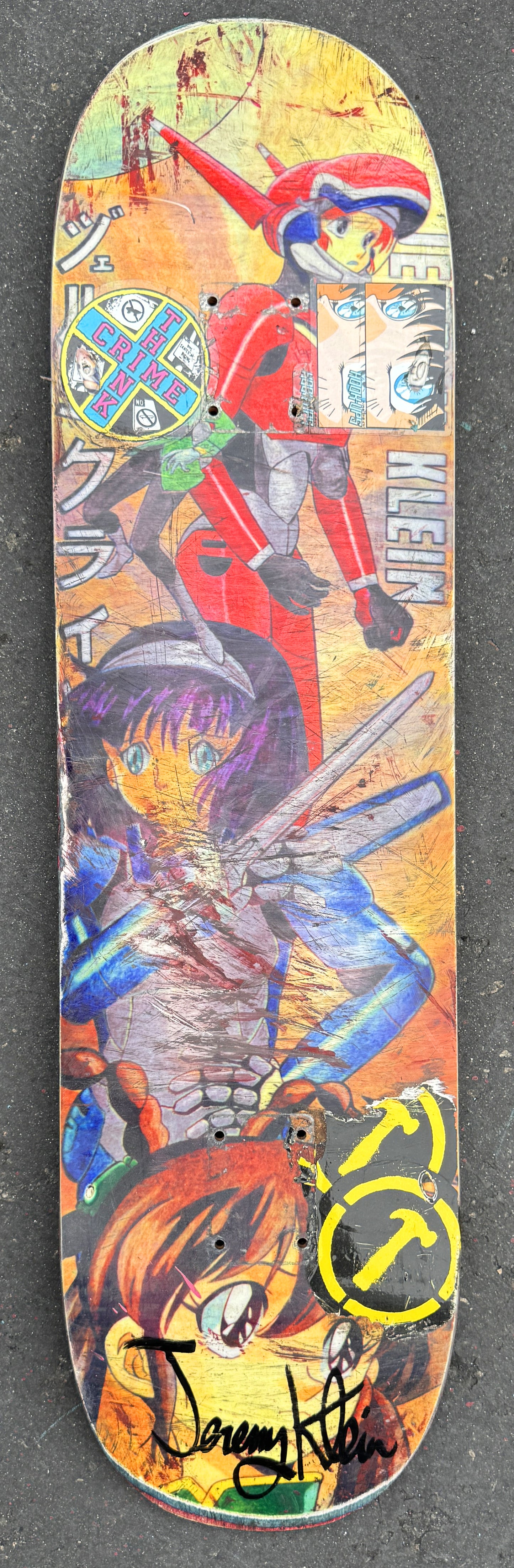 klein personal rider board #3 - 8.25 X 32.25 1 OF 1 SIGNED