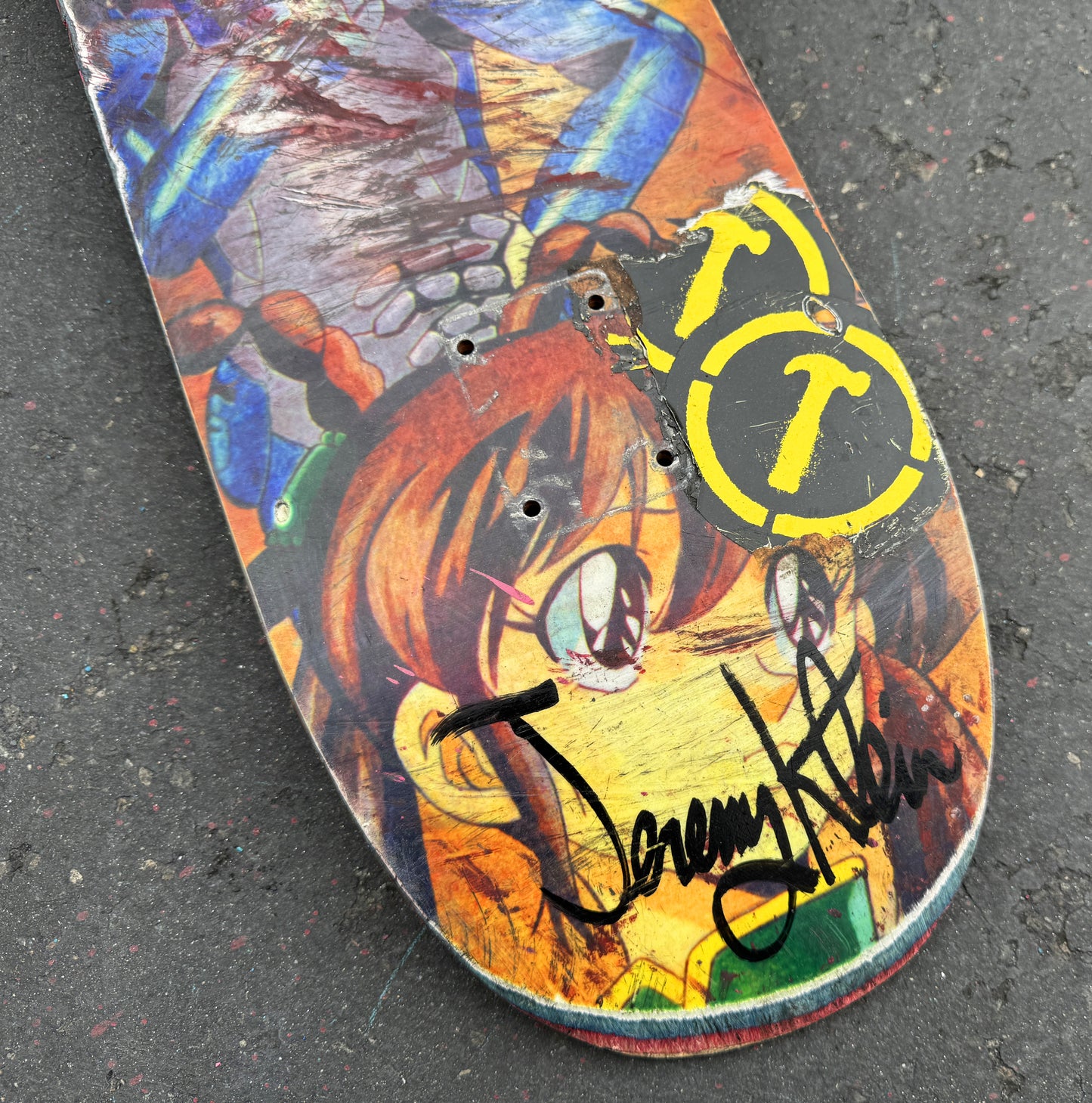 klein personal rider board #3 - 8.25 X 32.25 1 OF 1 SIGNED